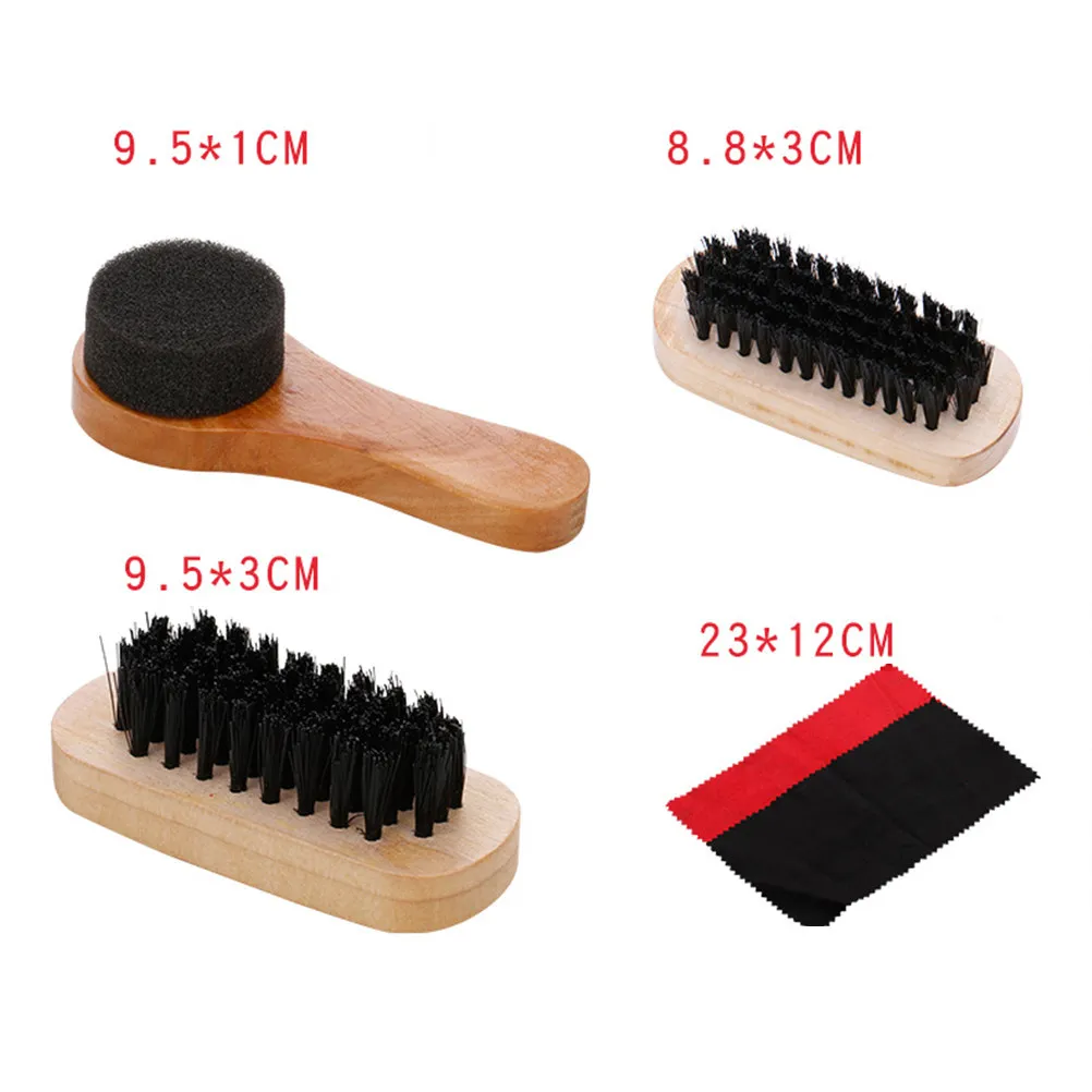 

Набор для чистки обуви из 9 предметов: премиальная щетка и крем для обуви, эффективный угловой скребок, портативный, легкий, для полировки