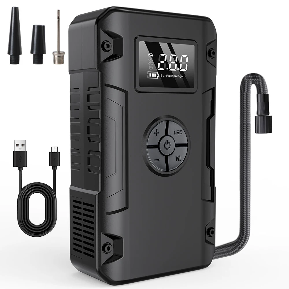 

Насос для накачивания автомобильных шин, инструмент для ремонта автомобилей, аварийный компрессор для внедорожников, фургонов, грузовиков, прицепов, мотоциклов, универсальные автоаксессуары