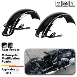오토바이 스트리트 밥 스타일링 펜더 락 밥 스타일 머드 가드 리어 머드 가드는 BMW R 18 클래식 R18 100 년 2020-2024에 적합합니다.