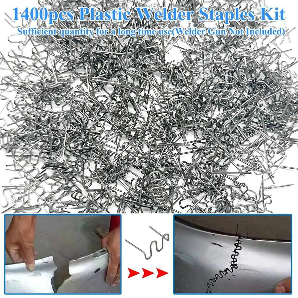 

A002 1400, пластиковые скобы для сварки, пластиковые сварочные скобы, волнистые горячие скобы 0,6 0,8 мм, сварочные принадлежности для сварщика пластика