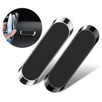 Simple Mini Strip Shape Magnetic Car Phone Holder Stand  Metal Strong Magnet GPS Car Mount Mobile Phone Holder for Car