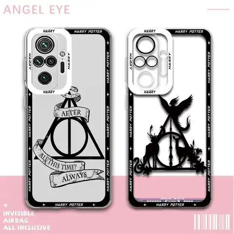 Custodia per telefono per Xiaomi Redmi 9A 9 9T 10A 10 10C Note 8 9 10 11 Pro 12 12C 9C Cover Potters Wand Harries Anime trasparente Soft