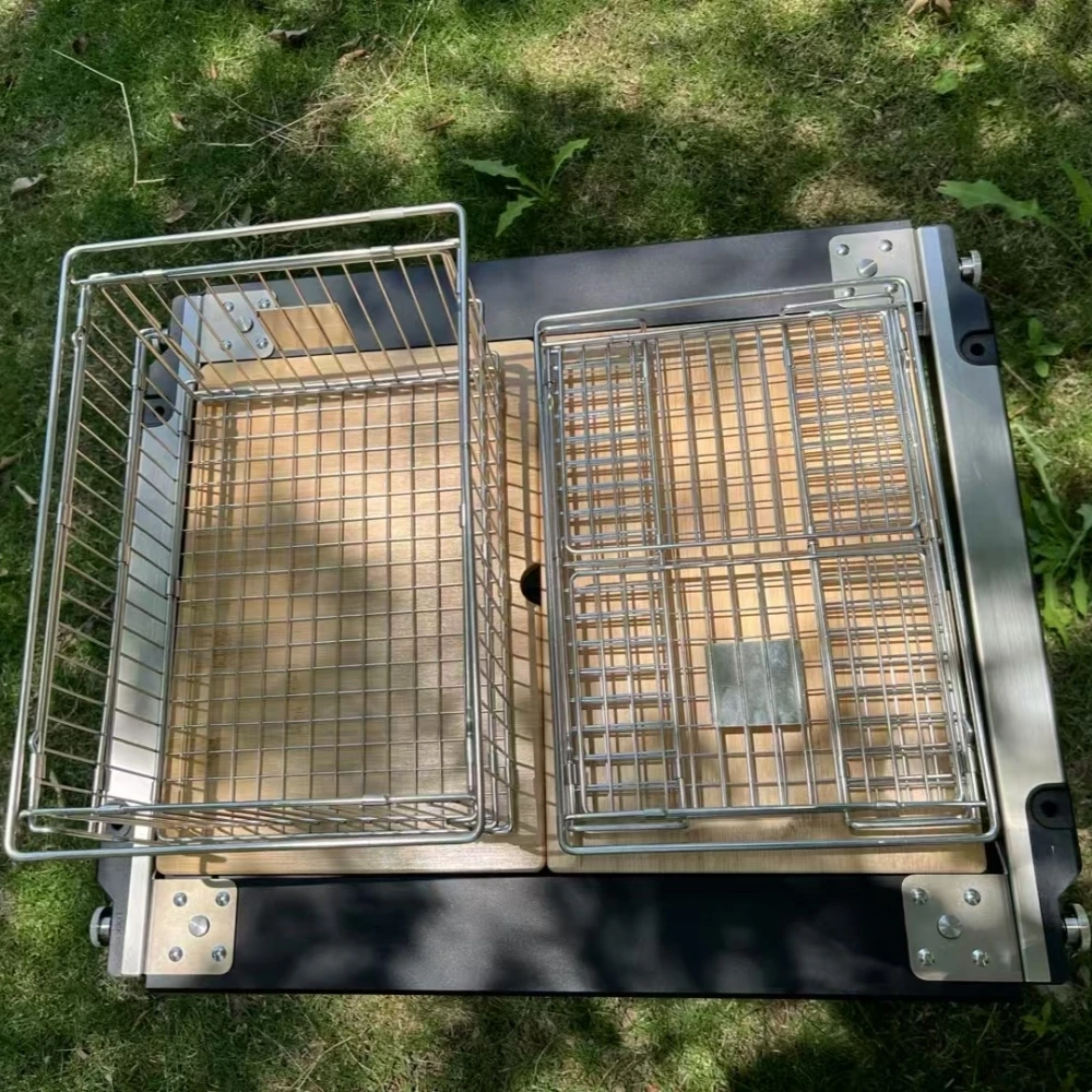 IGT Folding Storage Basket Stainless Steel 1 Unit Drain Basket  IGT Drain Basket Storage Basket IGT Table Accessories New
