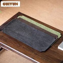 Tie Dye Canvas Tea Mat Zen Waterproof Dry Foam Mat Tea Table Mats Creative Drink Coaster Dinner Table Cloth Mat Cafes Ornaments