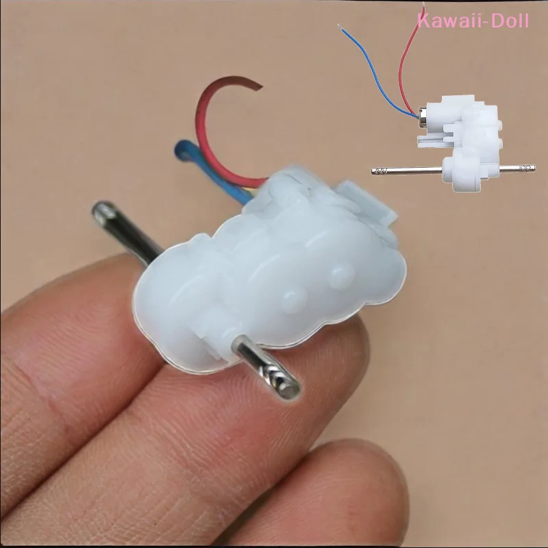 [DO]1Pcs Mini 614 Coreless Gearbox Reducer Motor DIY Hobby Toy Car DC 3.7V 390RPM Coreless Gear Motor Dual Shaft Micro[DO]