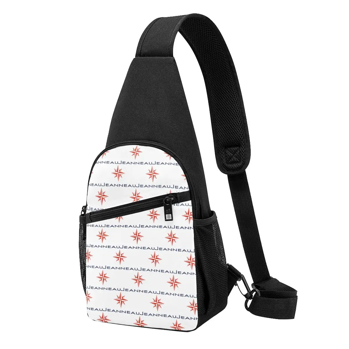 Jeanneau Yachts Chest Bag Men Sling Crossbody Backpack Chest Bag Travel Hiking Daypack Shoulder Bag