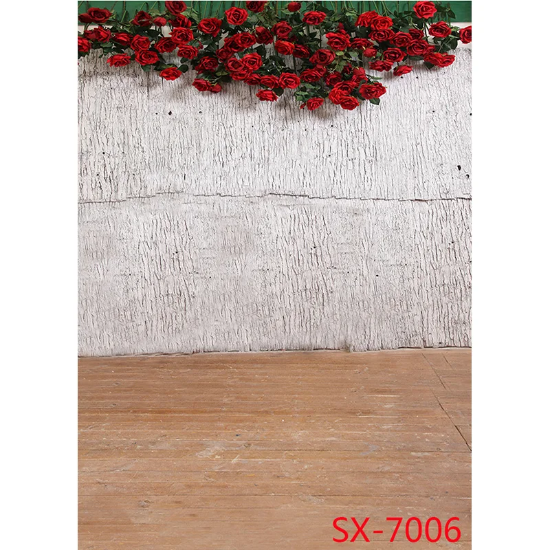 Vinile fondali fotografia Prop fiore pavimento in legno castello matrimonio tema Studio fotografico sfondo 2157 YXFL-65