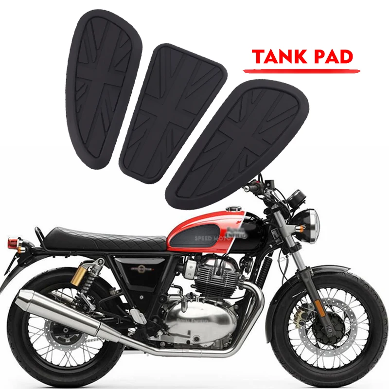 

For Interceptor 650 Continental INT650 GT650 Thruxton 1200 R Motorcycle Anti slip Tank Pad Side Traction Pads Protector Sticker