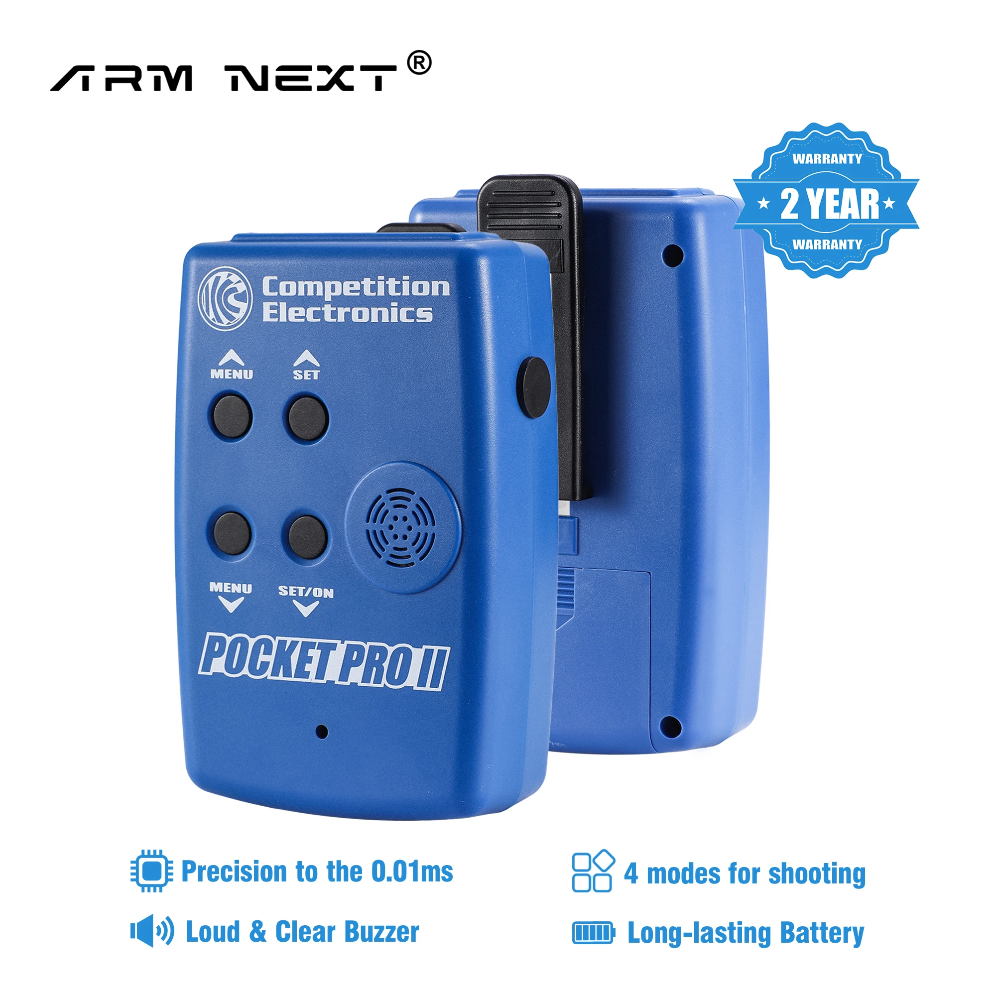 مؤقتات ARMNEXT للمنافسة IPSC، مؤقت احترافي للتحدي الفولاذي، مؤقت مسابقة للتدريب الهوائي الناعم مع شاشة LCD