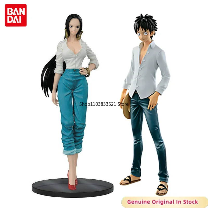 

BANDAI Original Anime ONE PIECE Best Jeanist Boa·Hancock Monkey D. Luffy Trafalgar·LAW JEANS FREAK Character Action Model