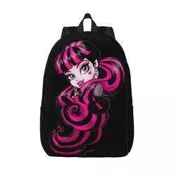 Draculaura Monster High for Teens Student School Bookbag Daypack Middle High College Outdoor