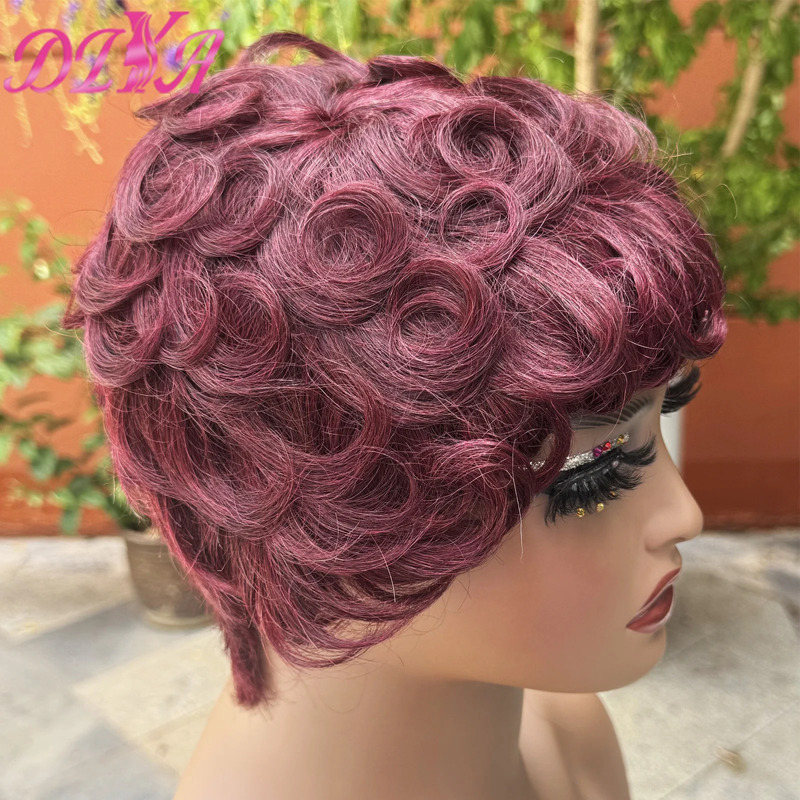 Pixie Cut Wig Short… - image