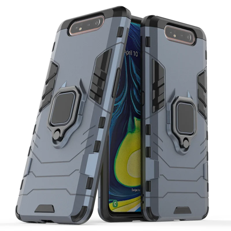 Armor Case For Samsung A80 Case Ring Stand Bumper Phone Back Cover For Samsung Galaxy A80 GalaxyA80 A 80 A805 SM-A805F A805F