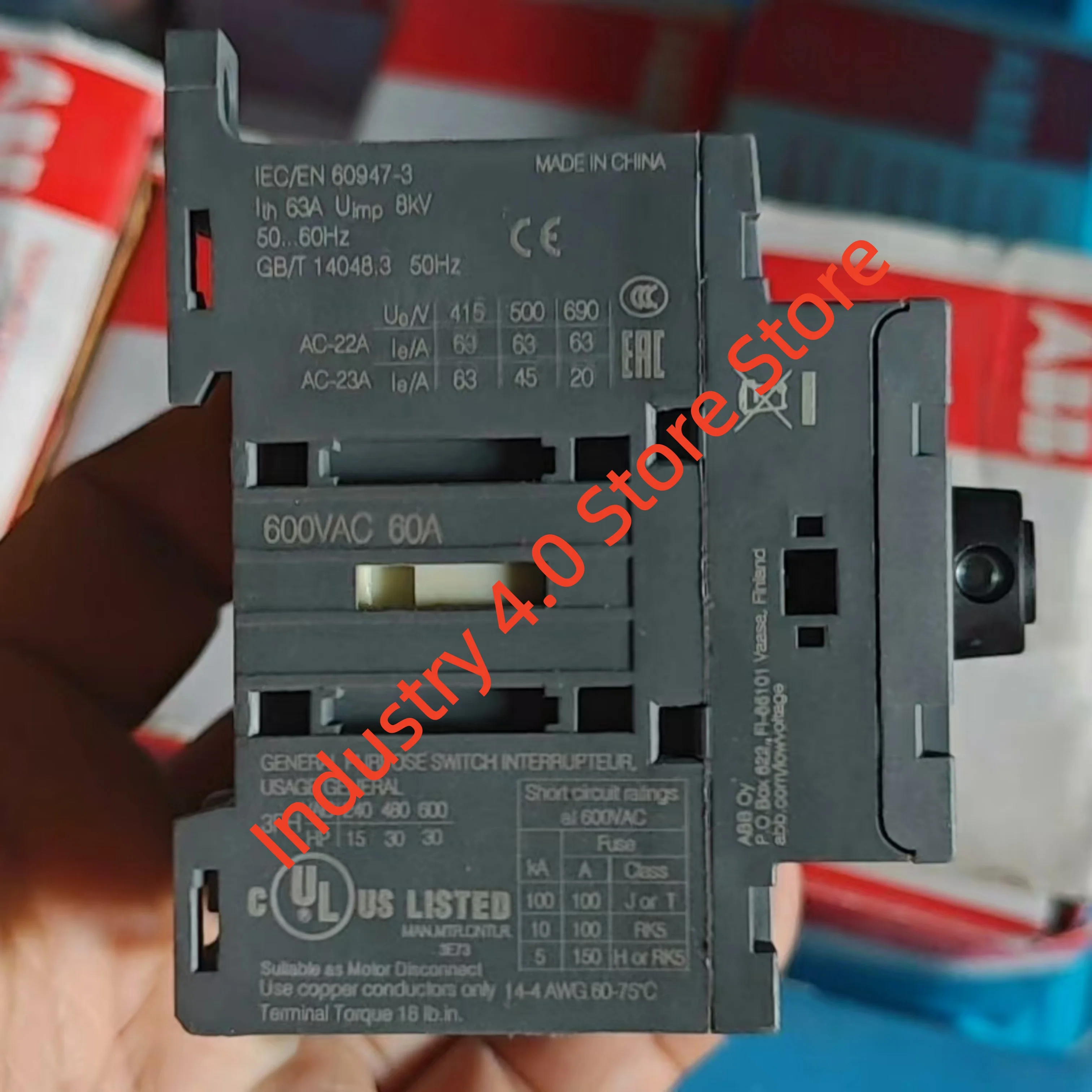 OT63F3 brand new   OT63FT4N2  Disconnect Switch