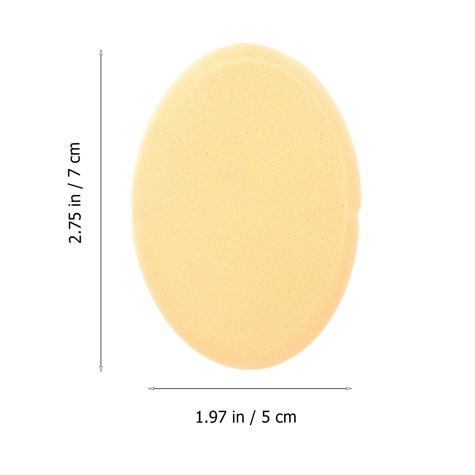 5Pcs Cream Powder Puff Oval Makeup Supple Makeup Tool for Loose Powder Foundation Simple Puff