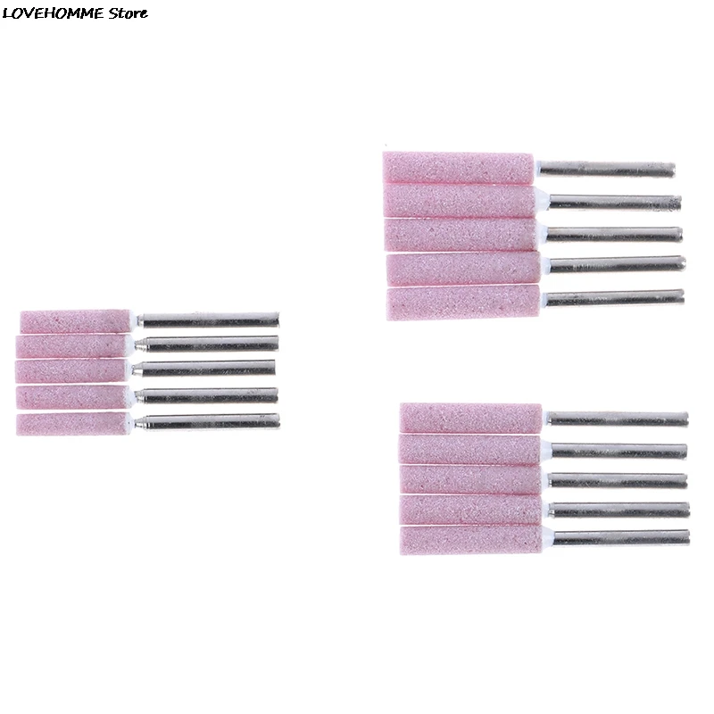 5 Pcs/Set Chainsaw Sharpening Grinding Stone Bits Power Tool Parts Replacement