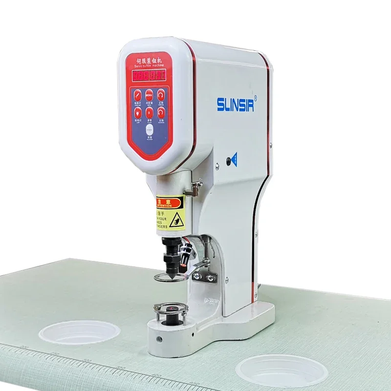 Manufacture good quality servo snap button sewing machine