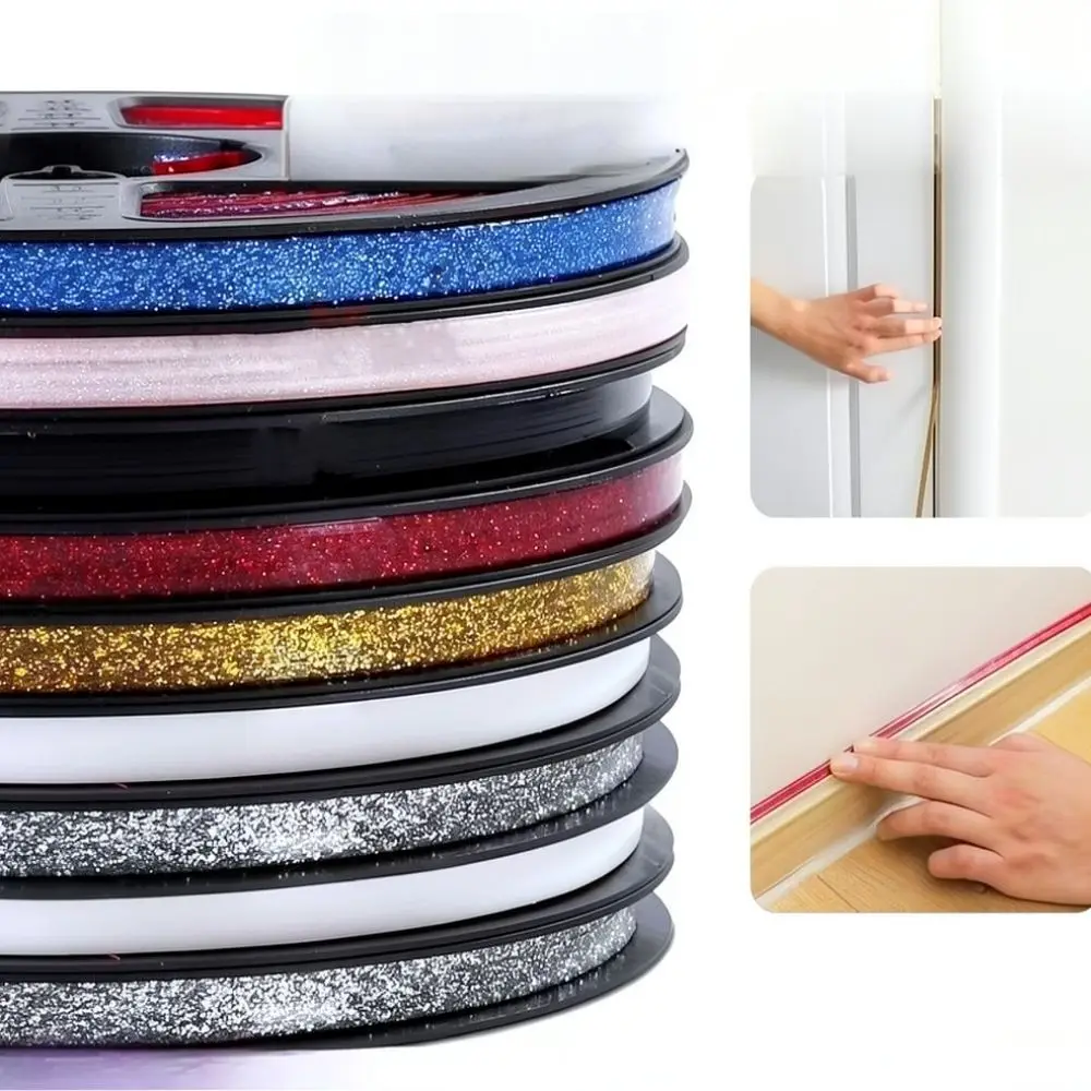 Modern Style PVC Wall Sealing Trim Waterproof Mold Proof Decorative Tape For Home Improvement Corner Gap Edging