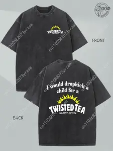 Casual Tee Twisted Tea Hard Iced Tea Man Woman High Quality Cotton Short Sleeves Fashion Comfortable Tshirt Soft Breathable Tops