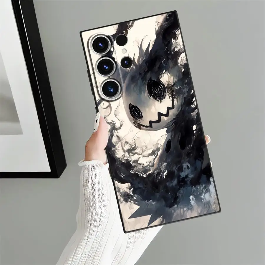 Casing untuk Samsung Galaxy S22 S20 S24 Plus S25+ S24+ S9 S25 Ultra S21 S23 FE Penutup Belakang Ponsel Lembut Pokemon Pikachu