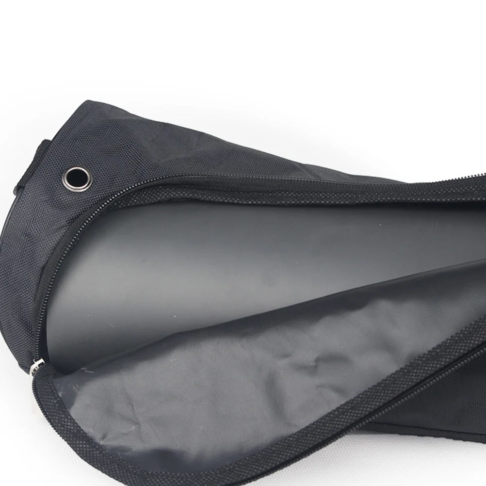 حقيبة يوجا مقاومة للماء، حقيبة تخزين متعددة الوظائف، حقيبة حمل قوية لساعة اليوجا، سجادة الرقص، معدات اللياقة البدنية (أسود) #6