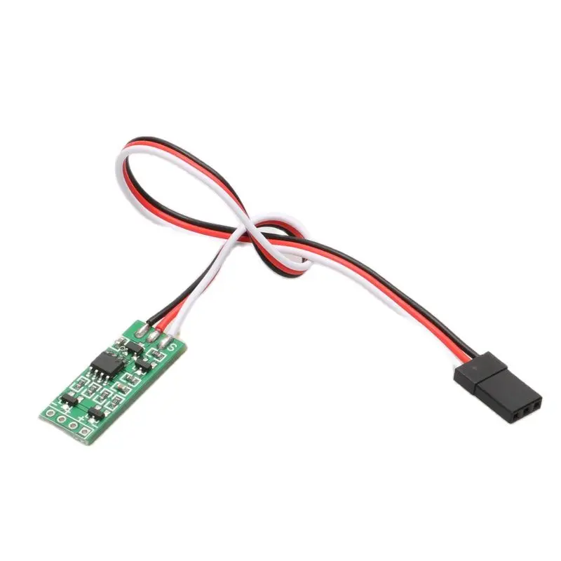 1 sztuk Mini przełącznik elektroniczny DC 5V-12V odbiornik zasilane światło kontroler On-off dla RC Drone DIY moduł przekaźnika samolotu