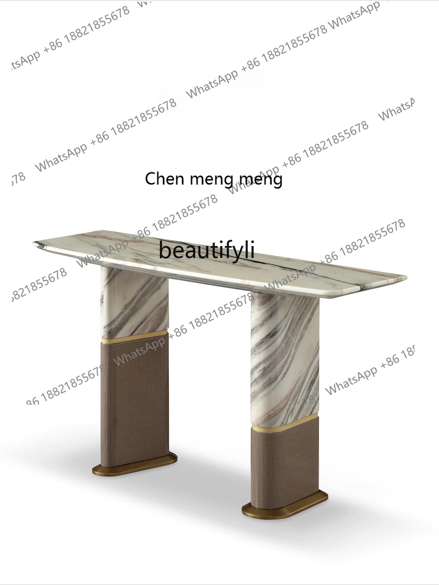 

X Modern, light luxury marble entrance table, living room entrance hall decorative cabinet, new product
