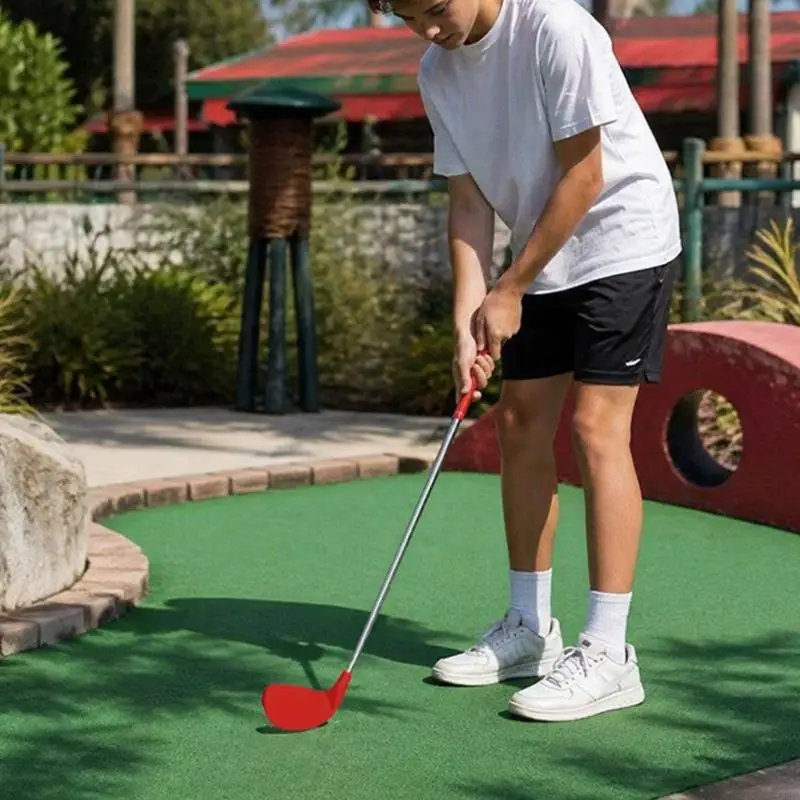 Einziehbarer Golf-Putter-Trainings-Golfschaft mit rutschfestem Links- und Rechtshänder-Putter, kleine Golfschläger für – Detail 8