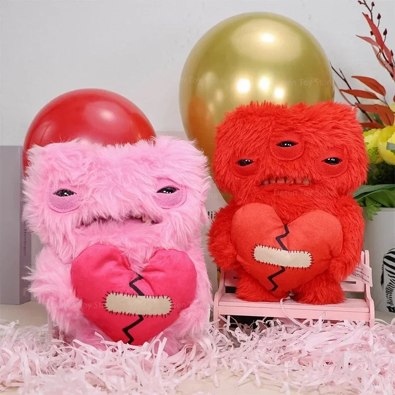 2025 오리지널 푸글러 재미있는 못생긴 괴물 인형 러브 시리즈 와이드 아이즈 이상한 생물 화가시는 외계인 발렌타인데이 생일 선물 어린이 장난감