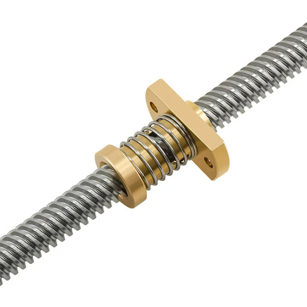 CR10 T8 Anti-backlash Spring Loaded Nut Z Axis Elimination Gap Brass Nuts for Upgrade Ender 3s Ender 3 Pro V2 CR-10 Tornad