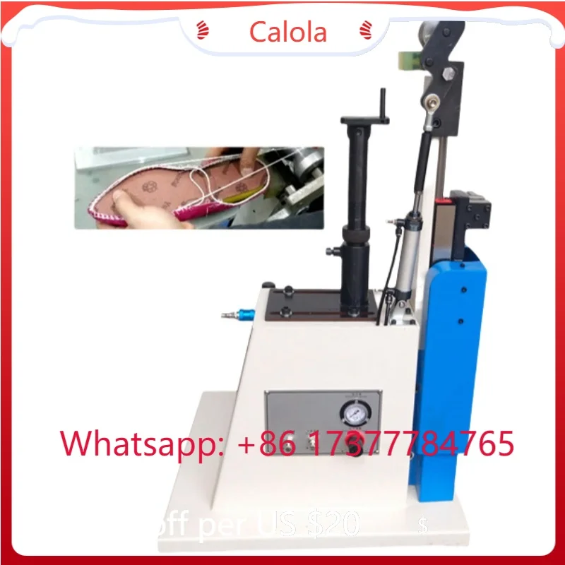 

Professional Pneumatic Shoe Lasting Machine, Manual String Pulling Equipment for Canvas & Casual Shoe Production
