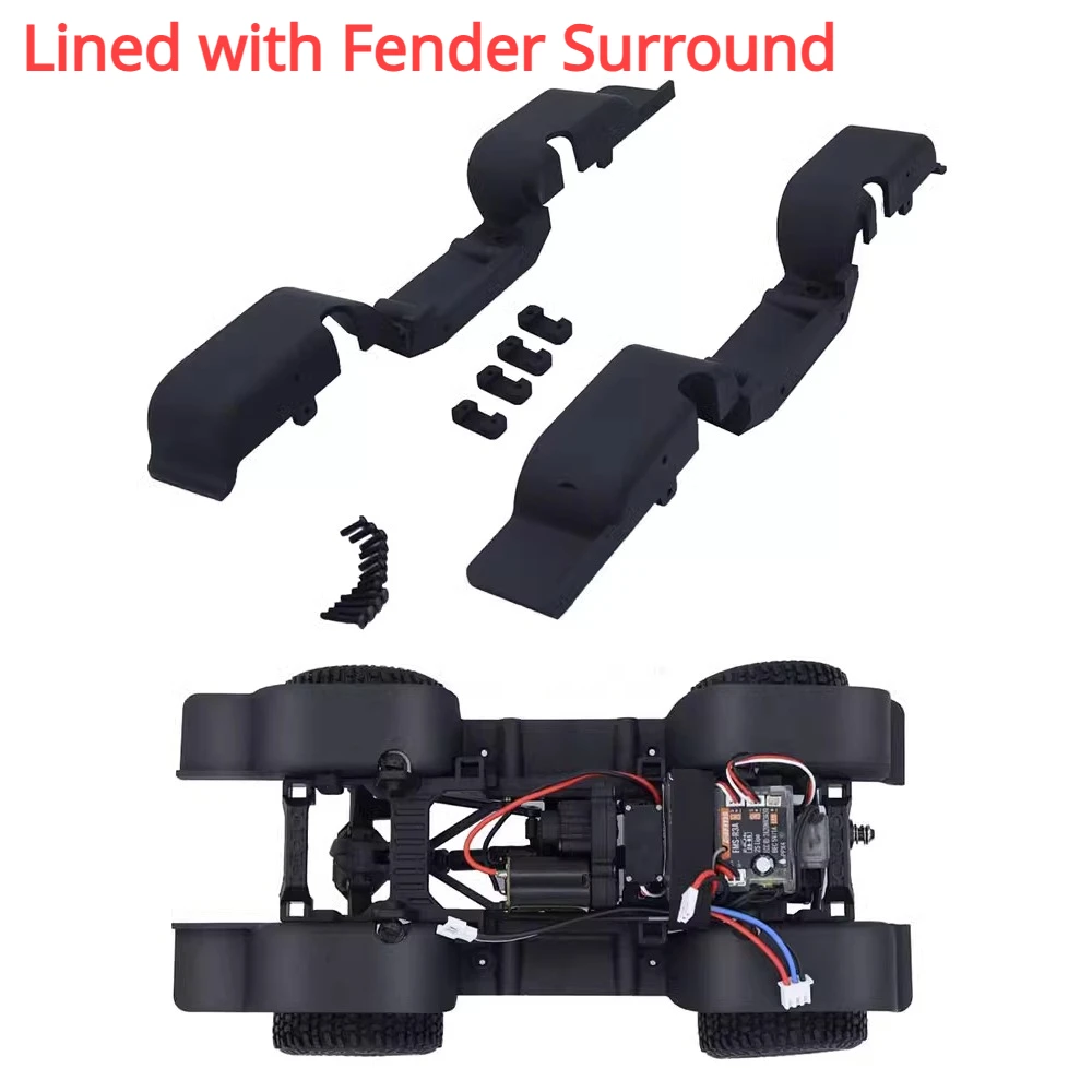 FMS FCX24 K5 1/24 Xiao Qi RC Car Spare Parts Lined with Fender Surround Climbing Car Modification