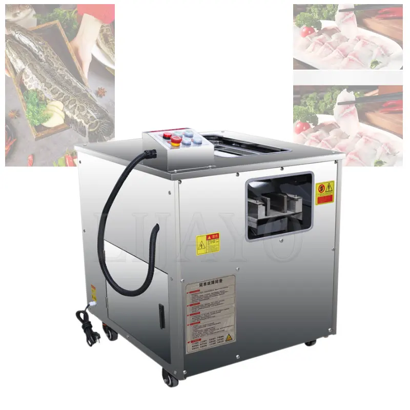 

Commercial Fresh Fish Fillet Meat Fish Salmon Slicing Machine Automatic Oblique Fillet Cutting Machine