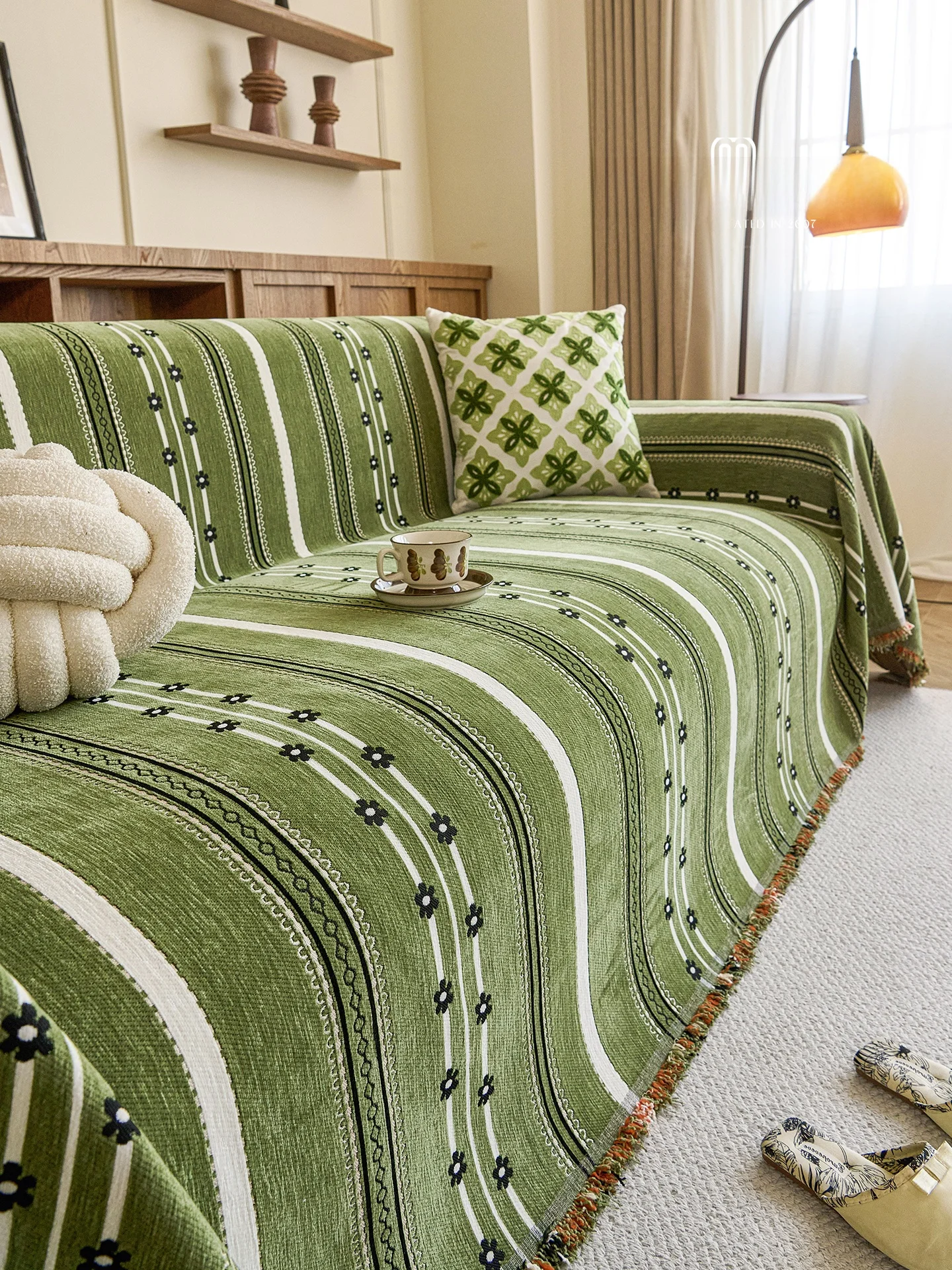 

Чехол для дивана в винтажном стиле «Мандариновый апельсин» для дома, всесезонный, защита от царапин, декор для гостиной, ткань Snowy Neil