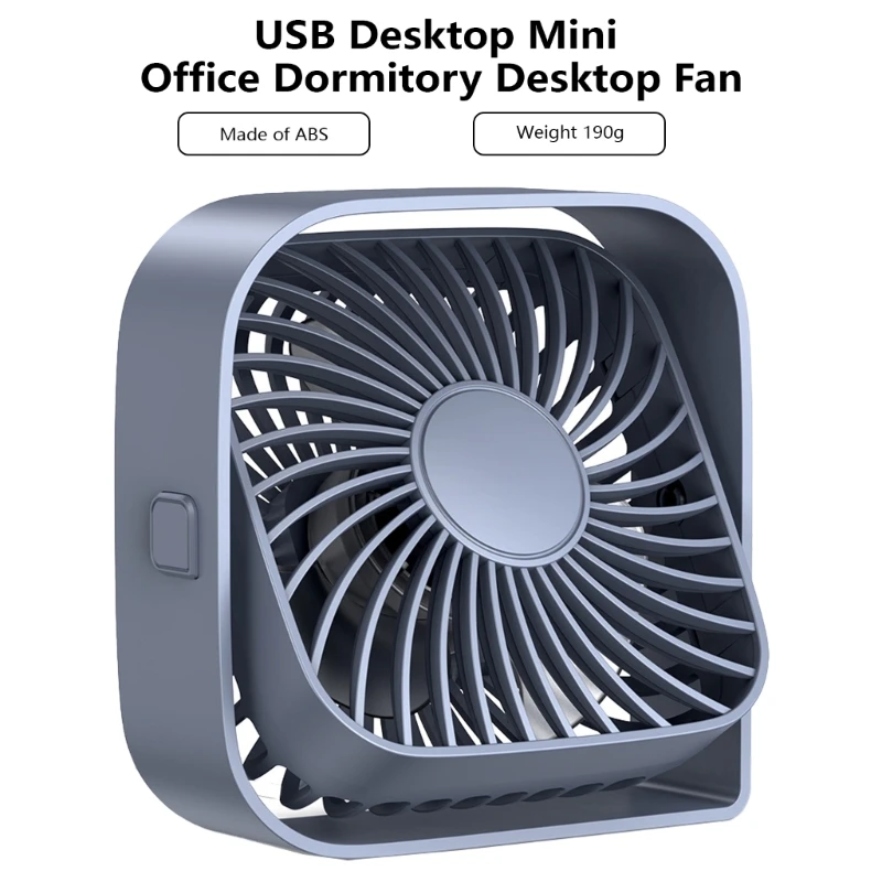 Desktop Fan Electric Fan Efficient Cooling Device ABS Texture Table Fan Electric Cooling Fan for Indoor and Outdoor Use