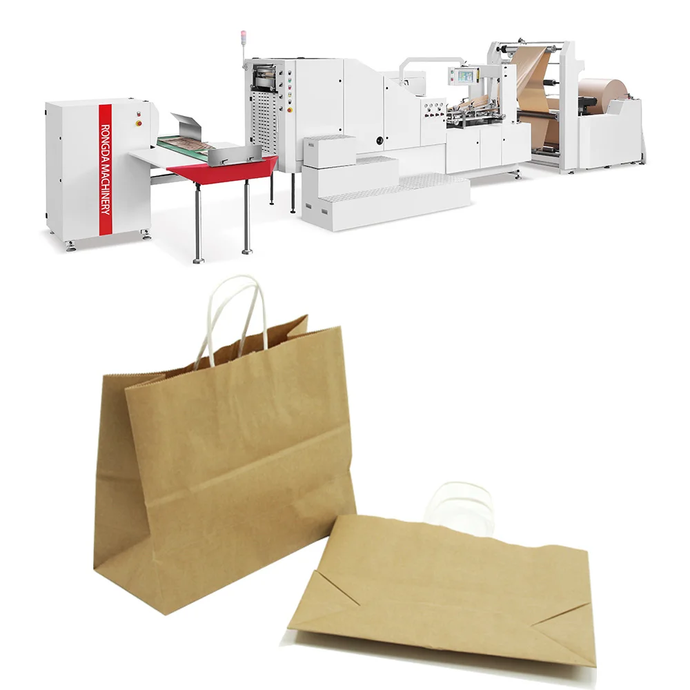 Automatic Paper Bag Making Machine