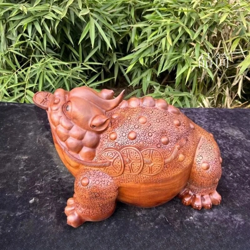 مايتريا بوذا زخرفة المنزل الجذر نحت مدخل غرفة المعيشة زخرفة #3