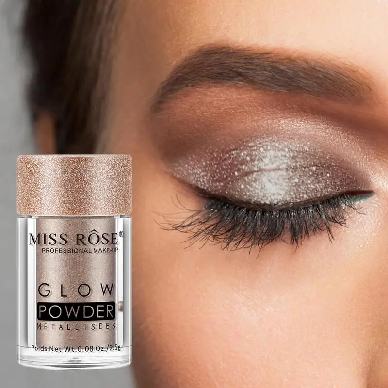 Impermeável Matte Eye Powder, Maquiagem, Glitter Shadow, solto, maquiagem profissional, Flash