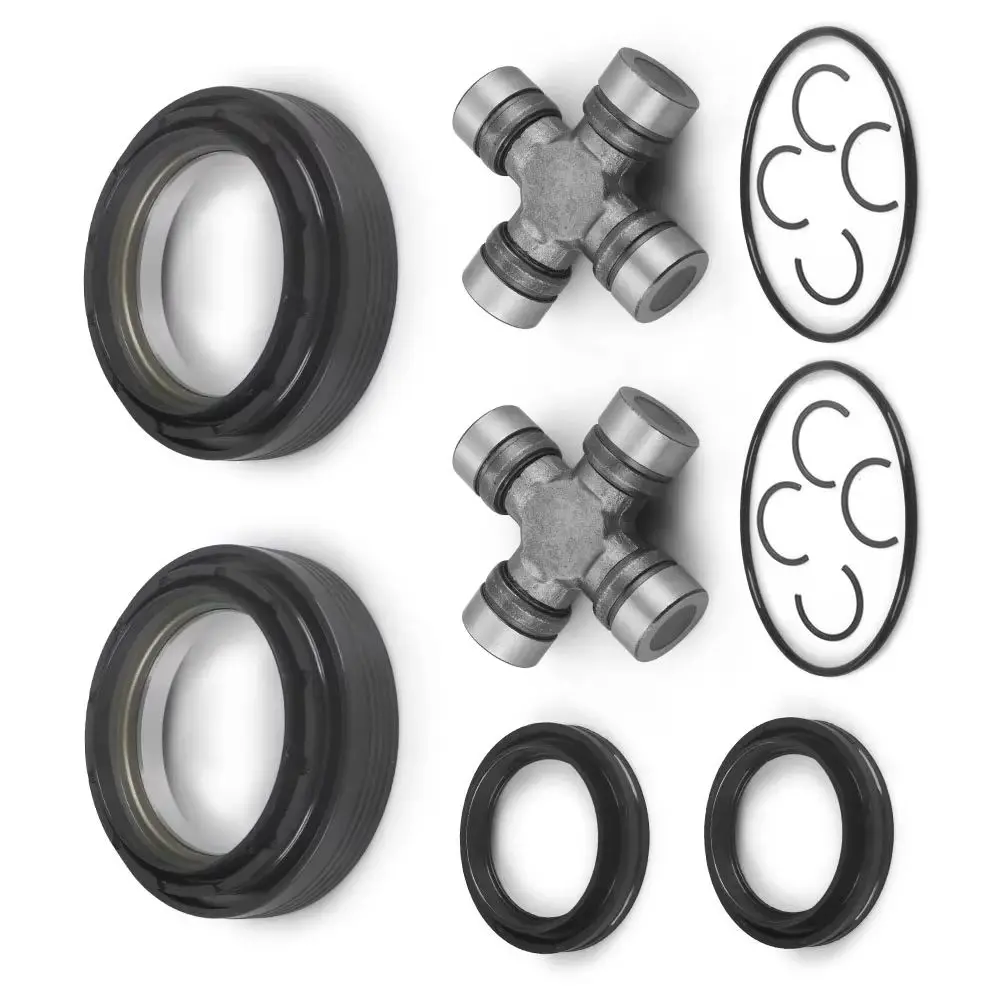 Para Ford F250 F350 F450 F550 Super Duty 1998-2004, para Excursion 2000-2005, kit de juntas en U del eje delantero y kit de retenes de aceite con anillo O