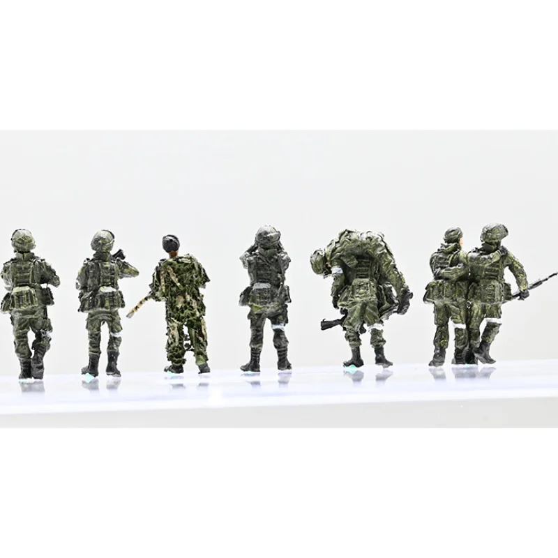 

Spot New 1/72 Russian Patrol Team 8-Person Soldier Miniature Doll Set Model DIY Scene Matching Toy Gift Handmade Ornament
