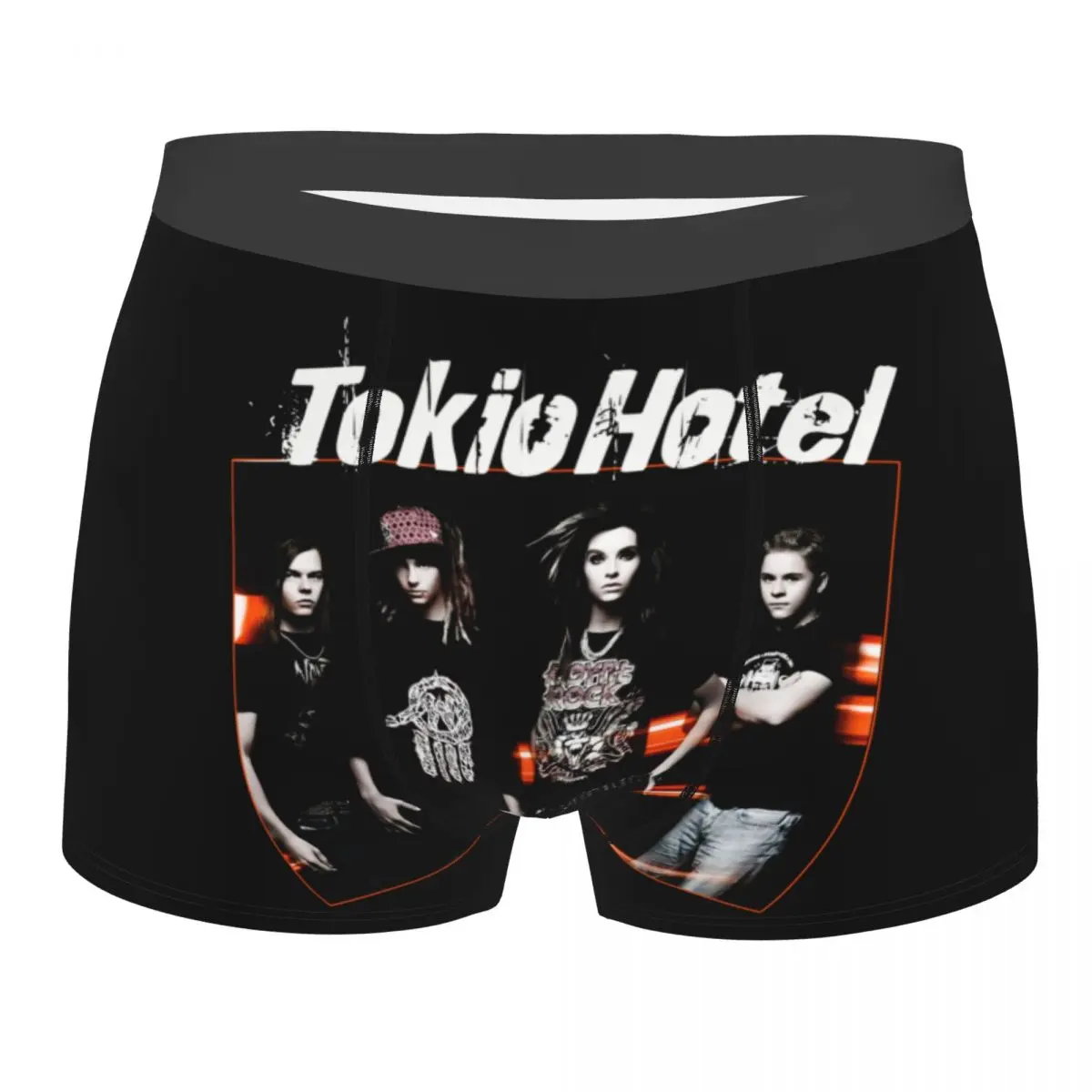 

Мужское сексуальное нижнее белье Tokio Hotels Heavy Metal Pop Rock, трусы-боксеры, мужские мягкие шорты, трусы