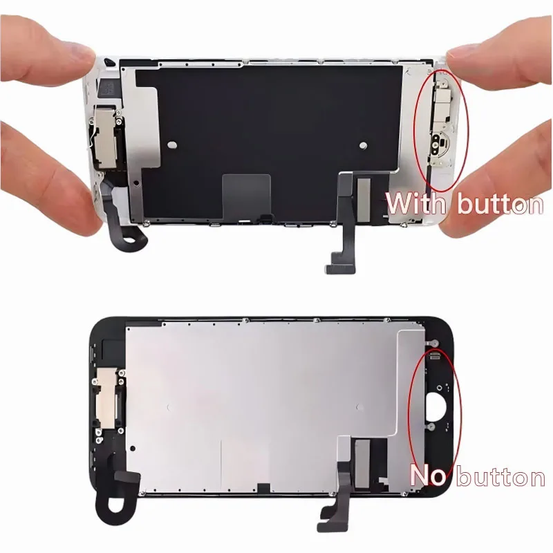 A++++ LCD Display For iPhone 7G 7P 8P 7 8G 8 Plus Touch Screen Digitizer Full Set Assembly LCD Camera Ear Speaker Home Button