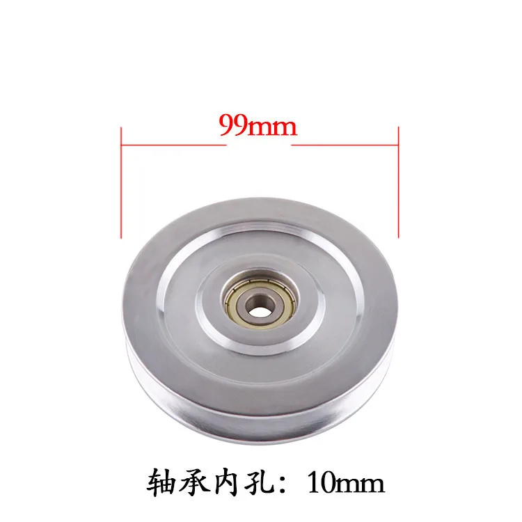 100mm chrome-plated steel guide pulley 1010 over-wire wire guide pulley wire and cable tension gun stringer stranding machine