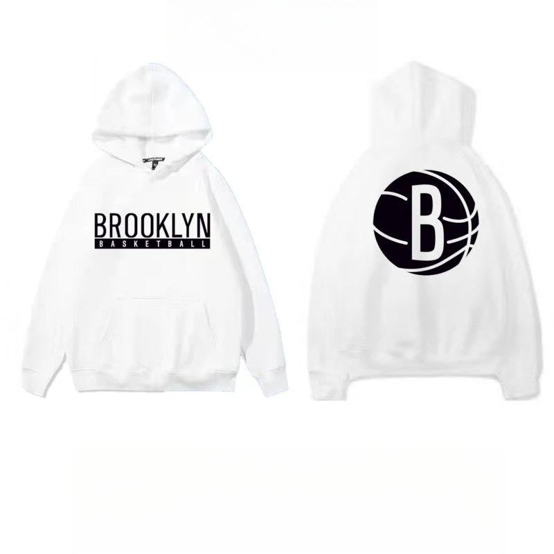 سترة كرة السلة الرياضية للرجال والنساء، بلوفر بقلنسوة، سترة الخريف والشتاء، ملابس غير رسمية فضفاضة