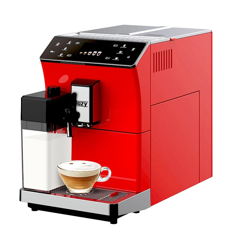 

2 in 1 Automatic Coffee Maker Machine Stainless Steel Espresso Cappuccino Coffee Machine with Milk Frother