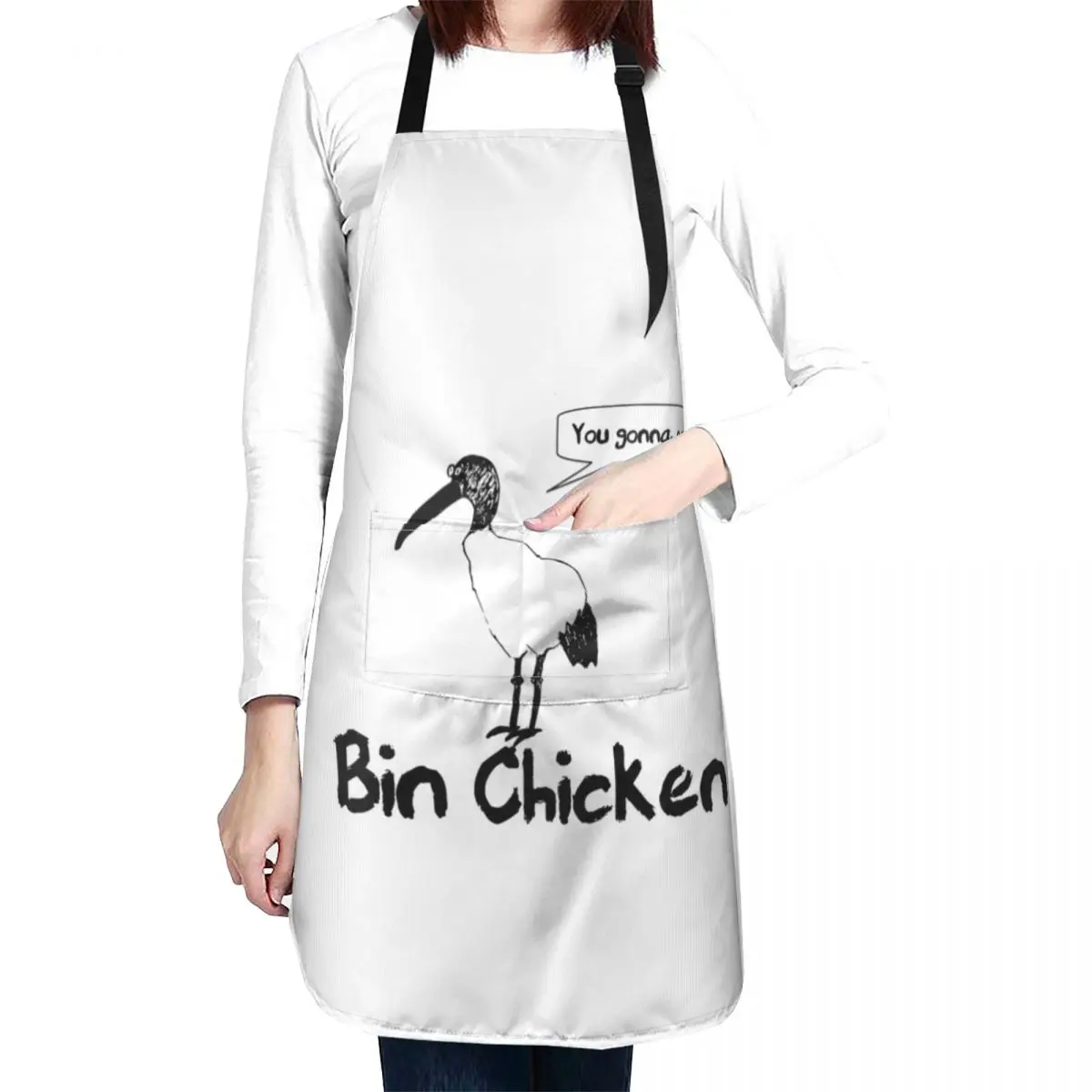 Bin Chicken Apron women's work Novelties Kitchen And Home Apron