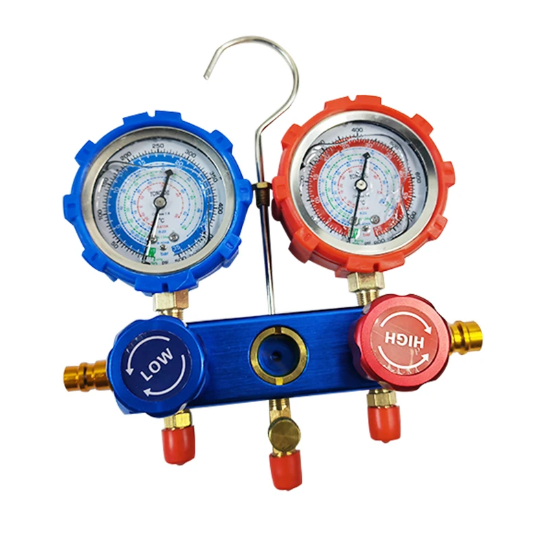 New Advanced Environmentally Friendly Refrigerant Diagnostic Tools Manifold Gauge Set for Refrigerant Gas