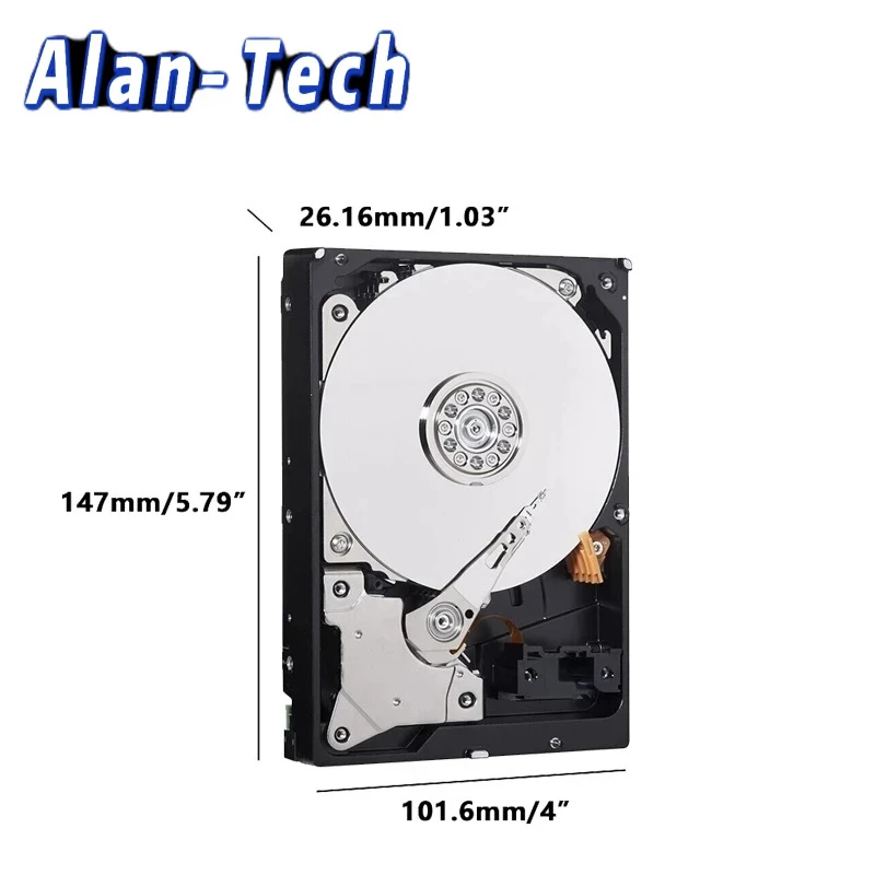 Imagem -03 - Wester-n-digital W--d Disco Rígido Interno Nas Vermelho 3tb 35 5400 Rpm Classe Sata gb s 64 mb Cache Hdd