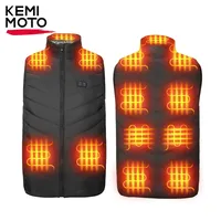 USB Electric Heated Vest Winter Smart Heating Jackets Unisex Thermal Heat Clothing Plus Size Hunting Hiking Coat Warm Windproof