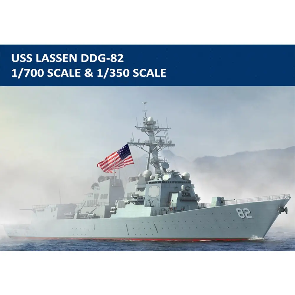 

Hobby Boss 83412 1/700 USS Lassen DDG-82 Guided Missile Destroyer Static Model Warship TH06112-SMT2